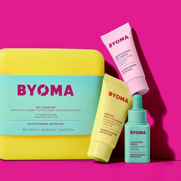 BYOMA Clarifying Starter Kit - Cleanser, Light Cream + Clarifying Serum - Image 4