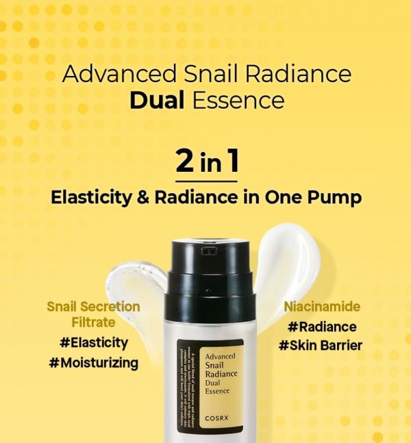 COSRX - Advanced Snail Radiance Dual Essence / Serum - Image 4