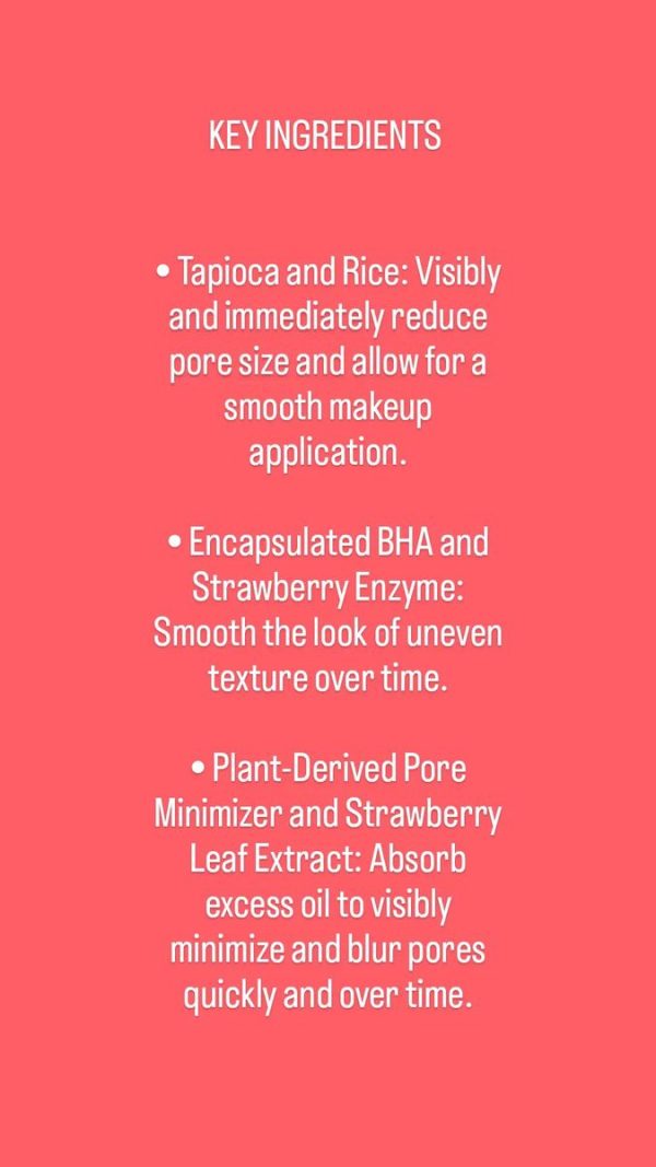 Glow Recipe Strawberry BHA Pore-Smooth Blur Drops 30ml - Image 2