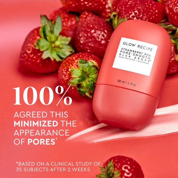 Glow Recipe Strawberry BHA Pore-Smooth Blur Drops 30ml - Image 4